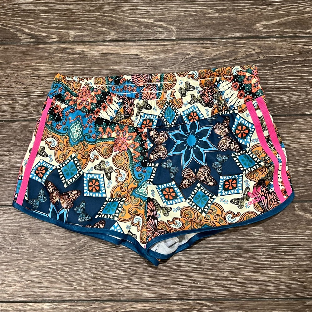 Adidas Limited Edition Shorts - Paisley, Floral, & Butterfly